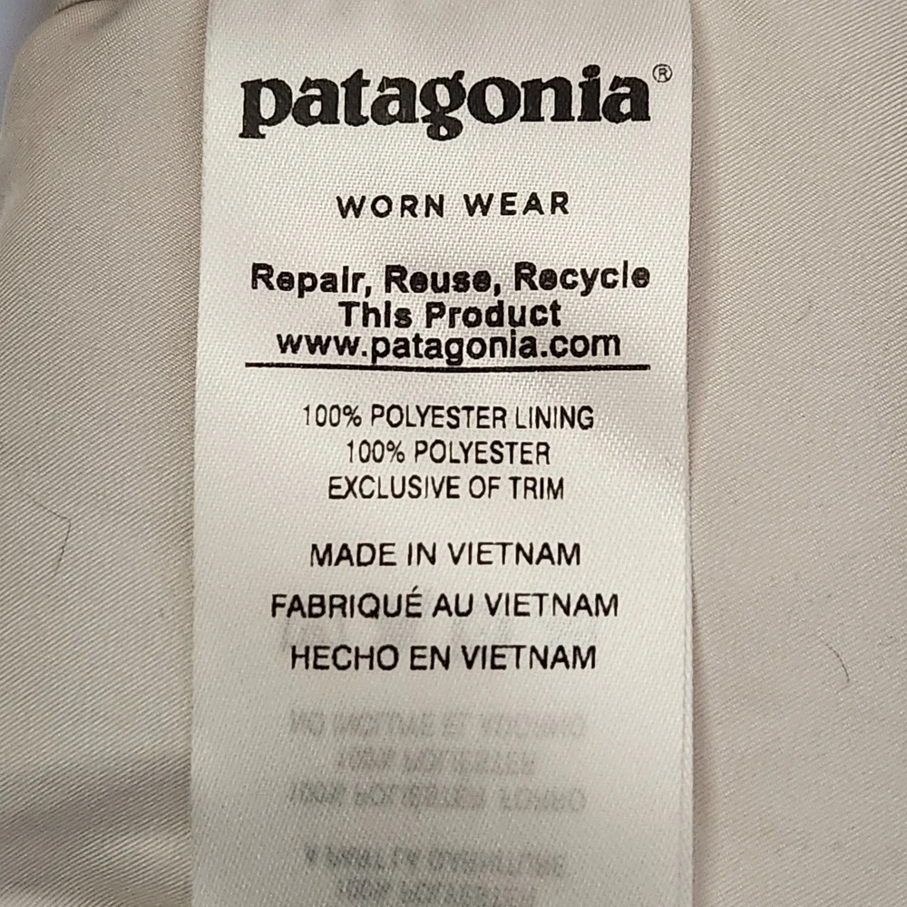 Patagonia Los Gatos Full Zip Fleece Jacket Womens Small White 25211 Slim Fit - Picture 5 of 10